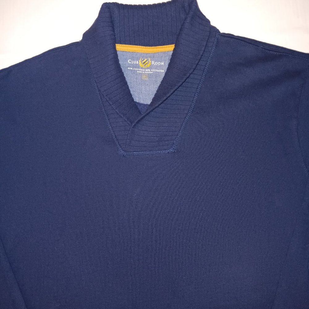 CLUB ROOM MEN'S HANGING LS KNIT SWEATER